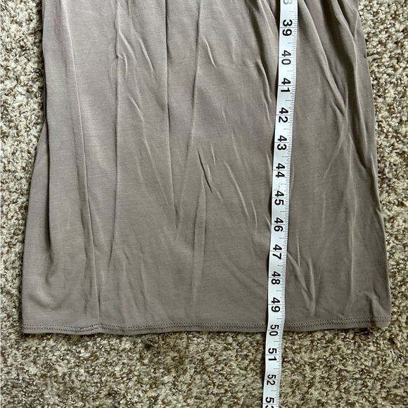 🦋 Sienna Sky Cream Tan Beige Sleeveless Jumper Stretch Large - Picture 9 of 10